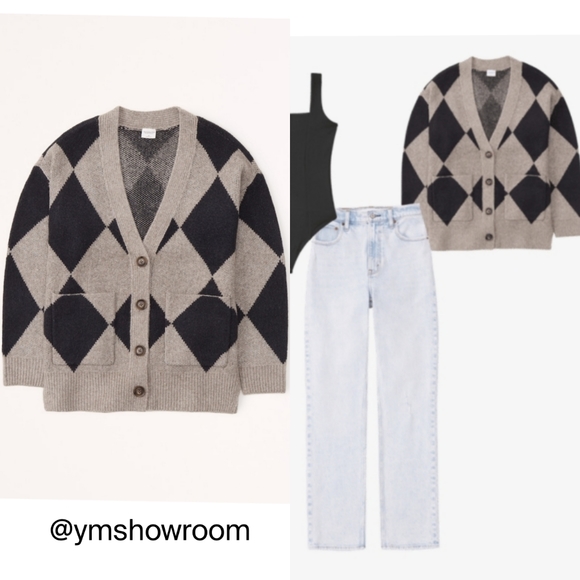 Abercrombie & Fitch Sweaters - 🔥Last 2🔥A&F Rhombus cardigan